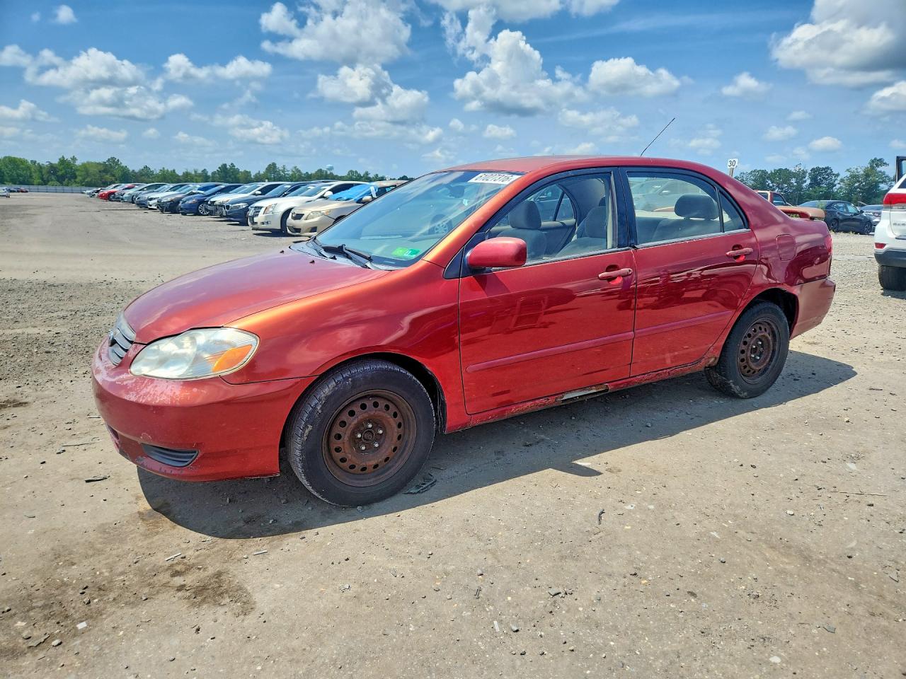 2004 Toyota Corolla Le Красный vin: 2T1BR32E64C283458