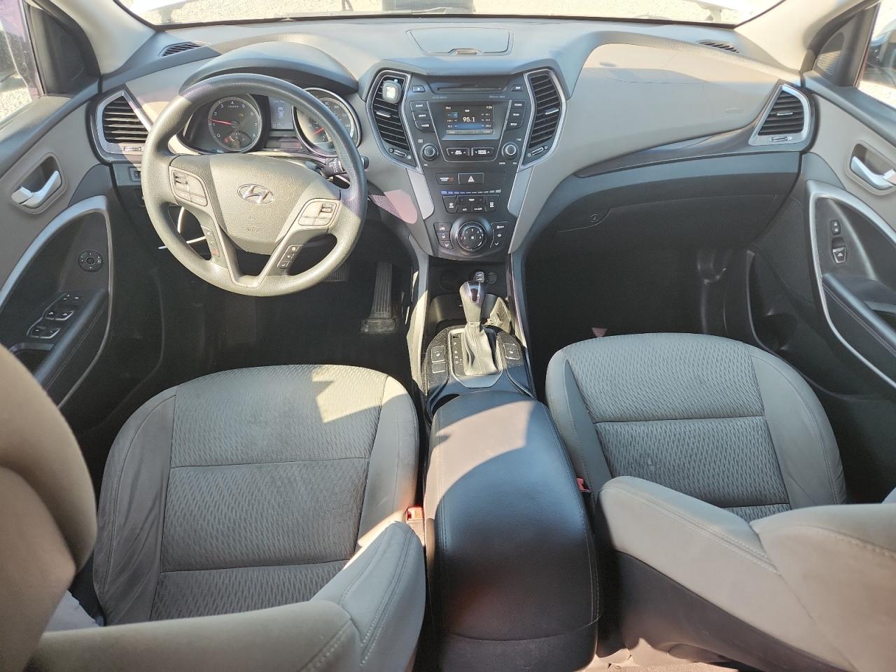 2015 Hyundai Santa Fe Gls White vin: KM8SM4HF0FU089000