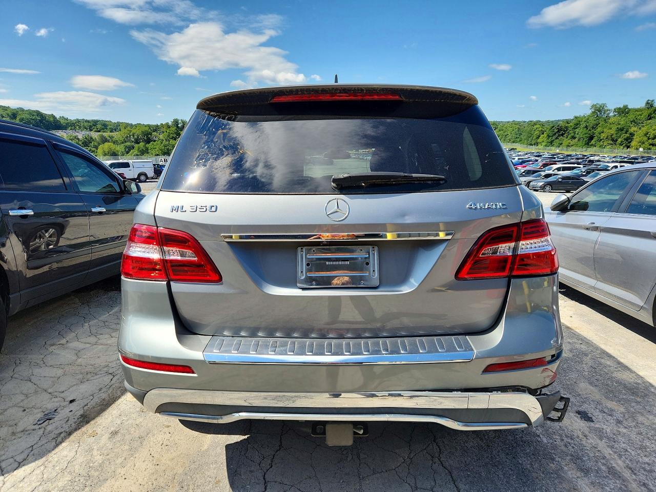 2012 Mercedes-benz Ml 350 4matic Silver vin: 4JGDA5HB5CA029134