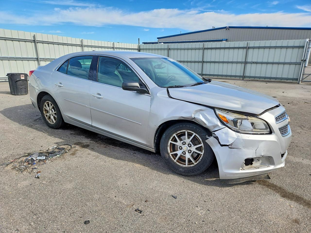 2013 Chevrolet Malibu Ls Silver vin: 1G11A5SAXDF342491