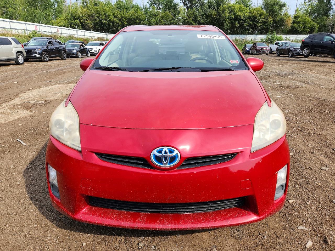 2010 Toyota Prius Ii Red vin: JTDKN3DU9A0209702
