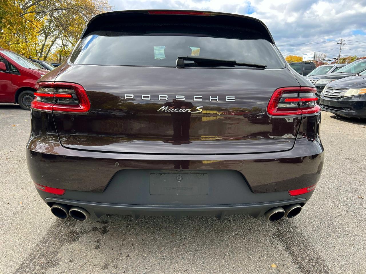 2015 Porsche Macan S Brown vin: WP1AB2A52FLB66269
