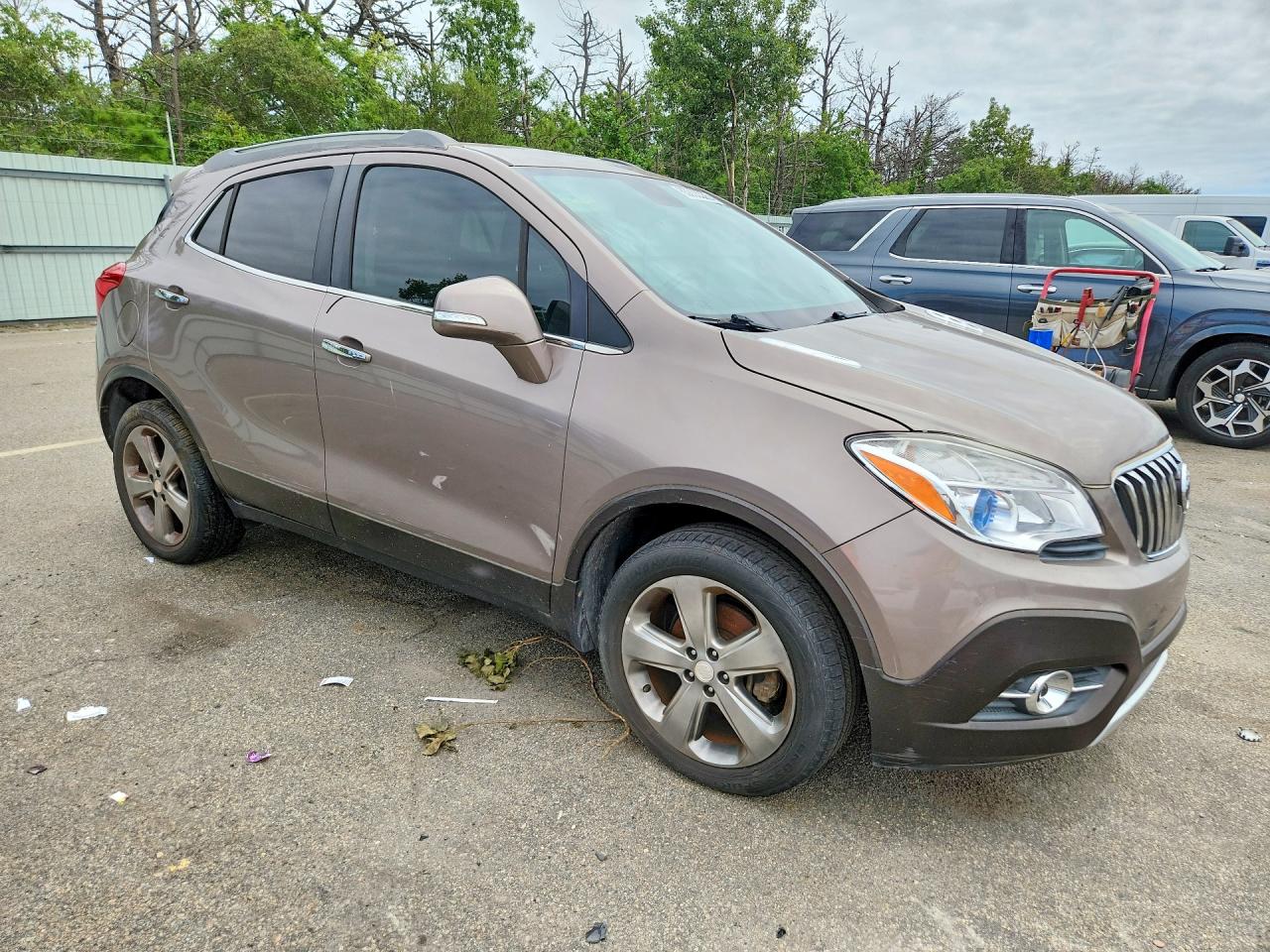 2014 Buick Encore Convenience Gray vin: KL4CJBSB9EB782664