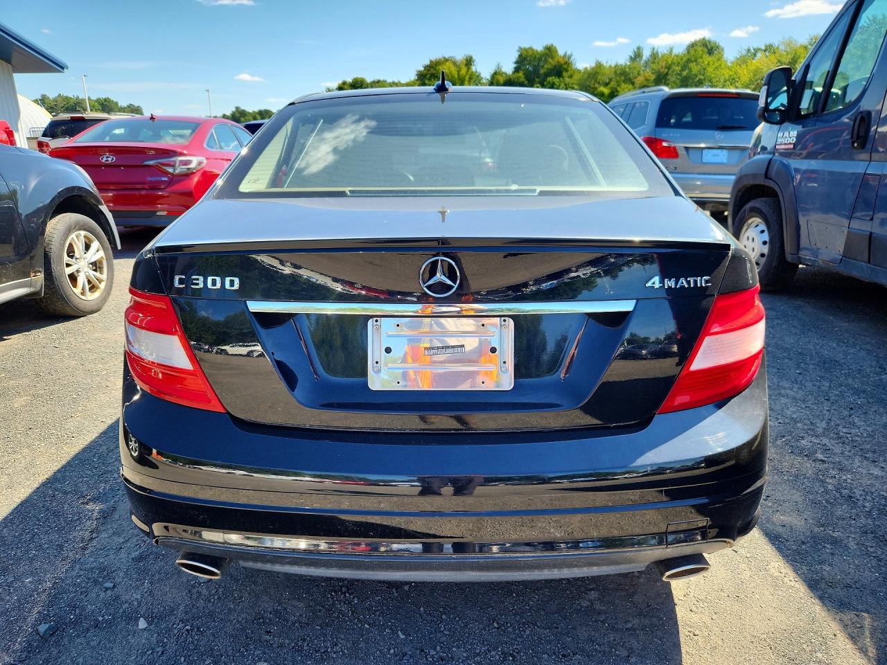 2011 Mercedes-benz C 300 4matic Black vin: WDDGF8BB9BR186734