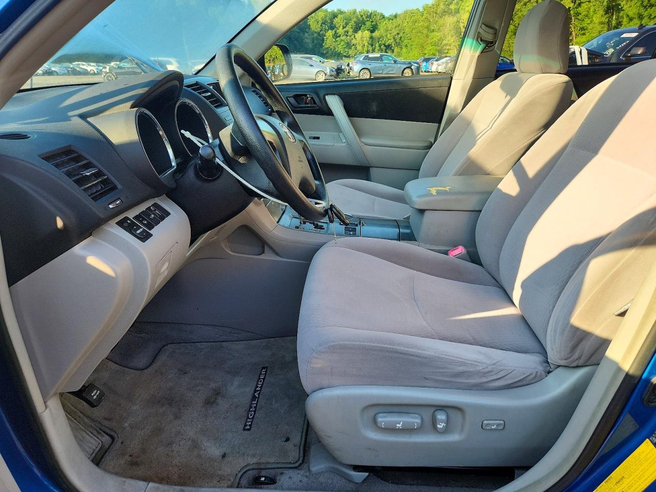 2008 Toyota Highlander Base Синий vin: JTEES41A282072957