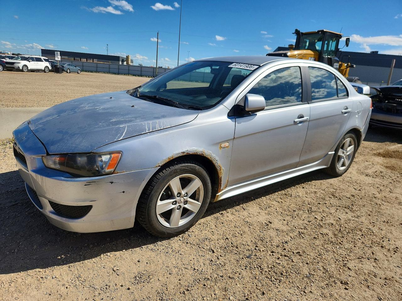 2009 Mitsubishi Lancer Es Silver vin: JA3AU26U39U608808
