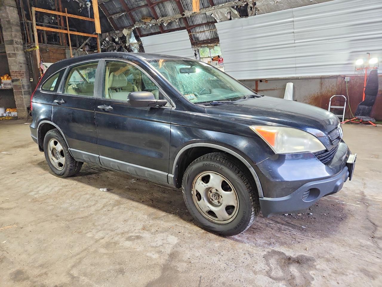 2009 Honda Cr-v Lx Черный vin: 5J6RE48349L017338
