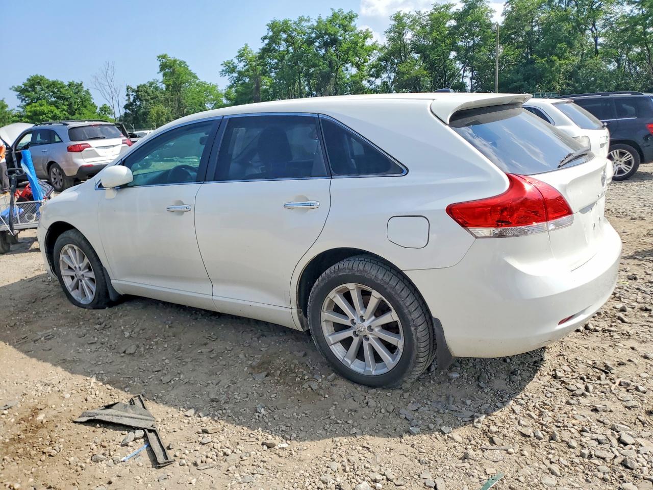 2012 Toyota Venza Xle White vin: 4T3BA3BB0CU031819