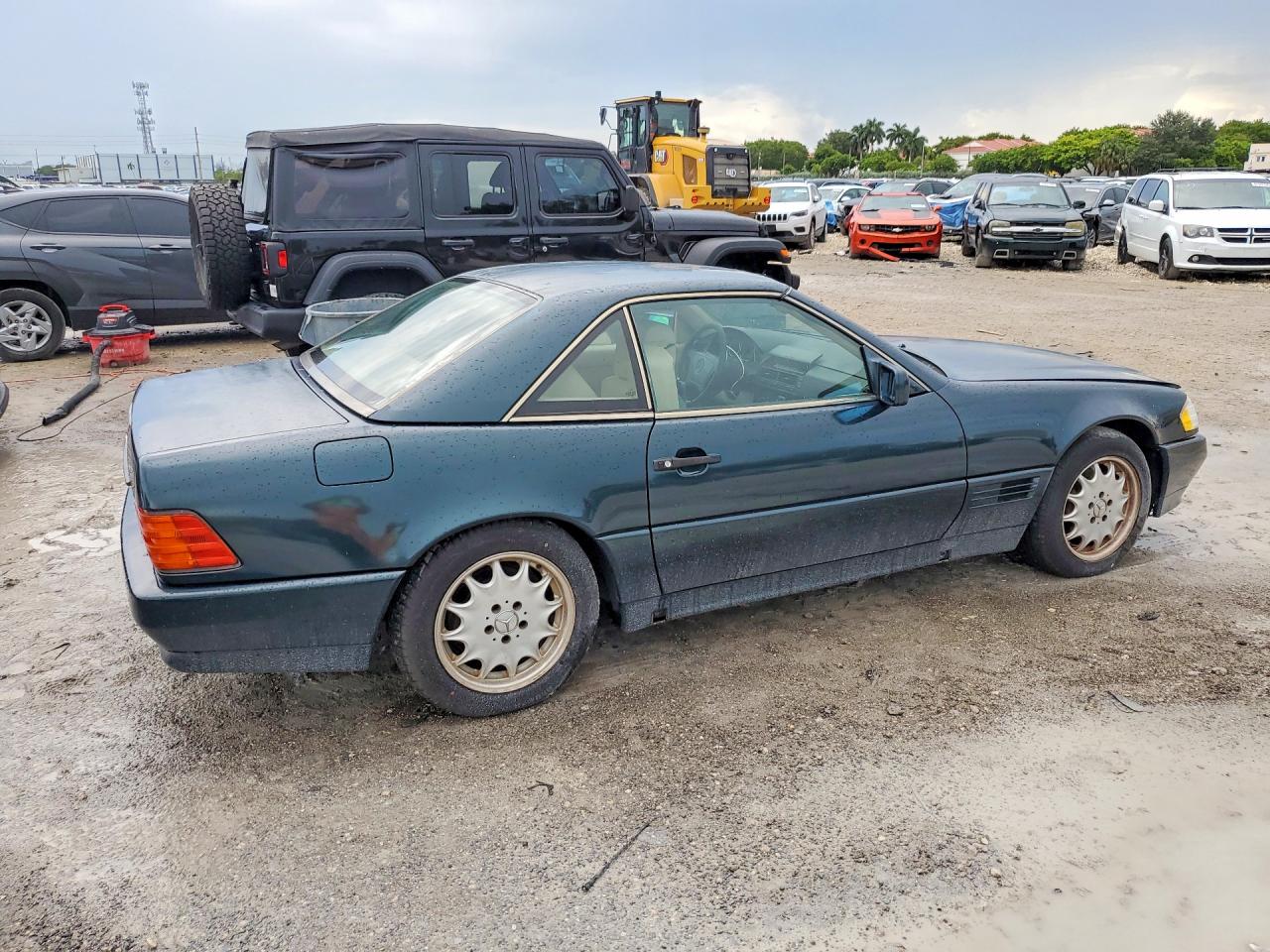 1995 Mercedes-benz Sl 500 Green vin: WDBFA67E9SF107252