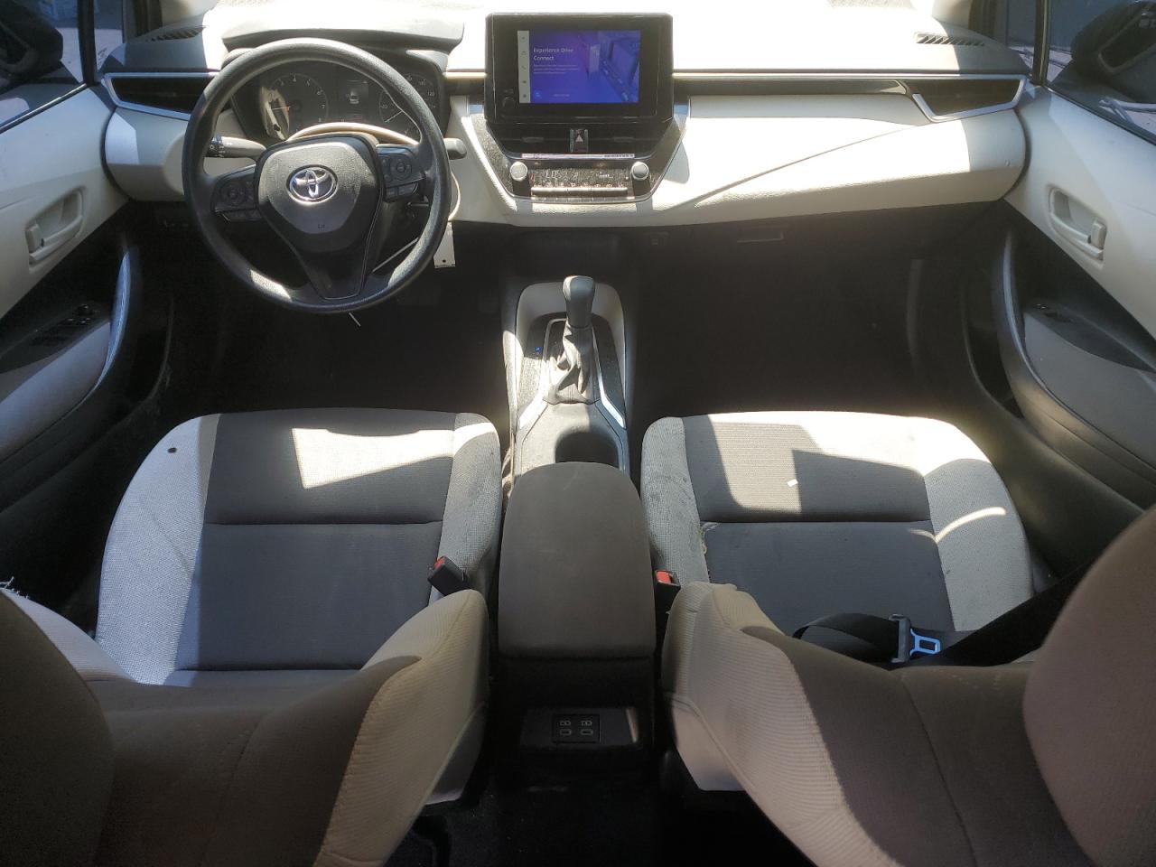 2025 Toyota Corolla Le Black vin: 5YFB4MDE4SP340979 Damage: Left Front Seat Cushion, Burn Hole, 1/8 To 1/2 Inch