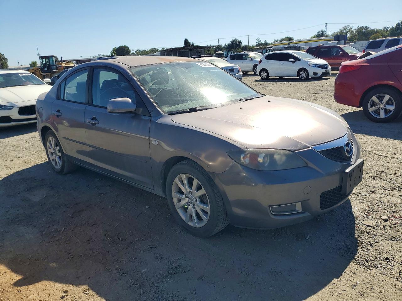 2008 Mazda 3 I Gray vin: JM1BK12G681839580