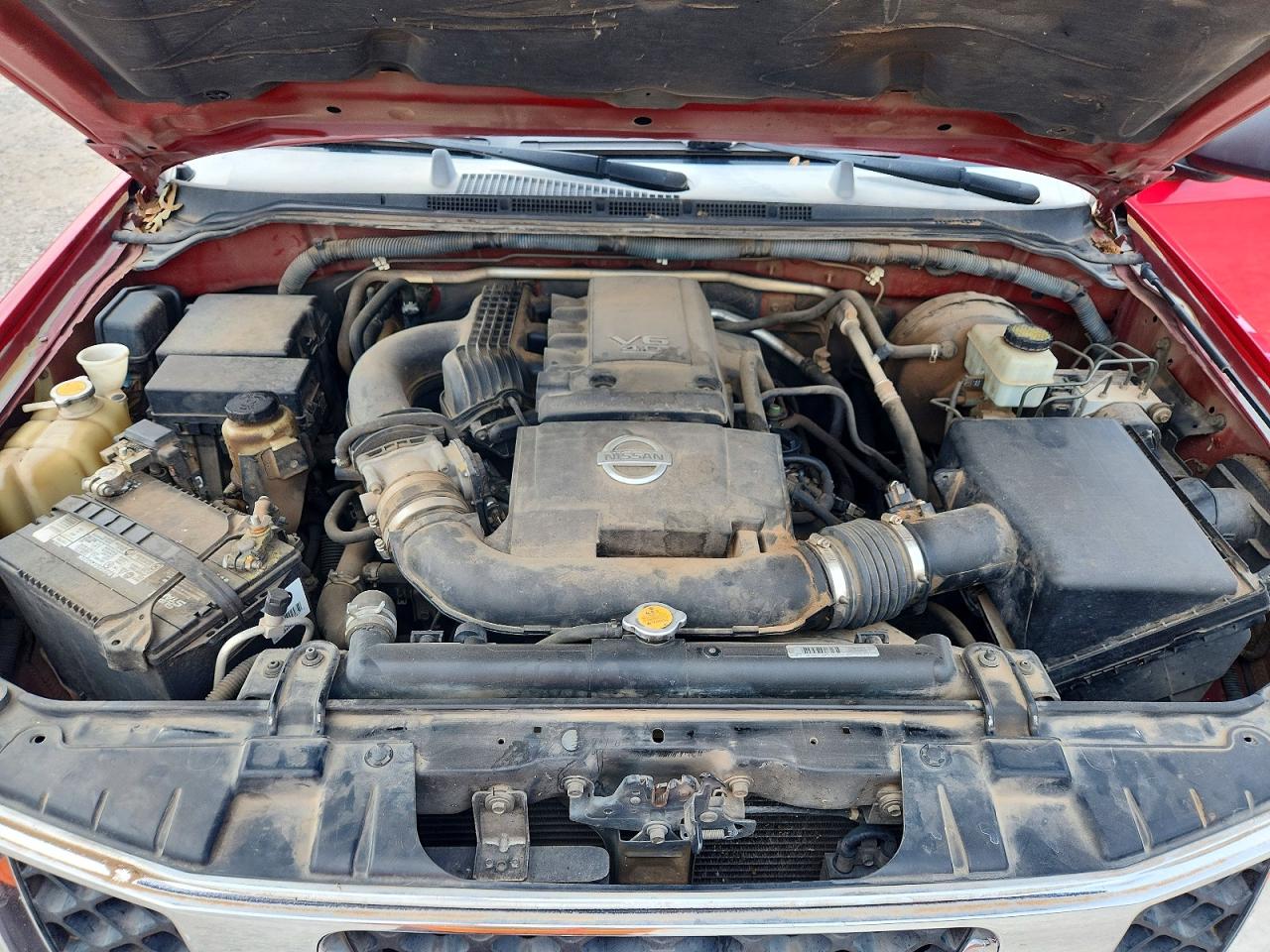 2006 Nissan Frontier Se Красный vin: 1N6AD07U16C468969