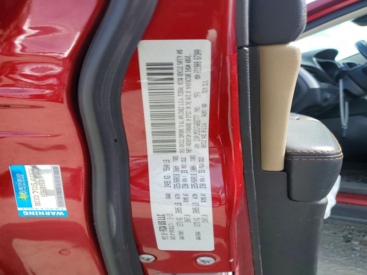 2015 Jeep Cherokee Limited Red vin: 1C4PJMDS1FW682777