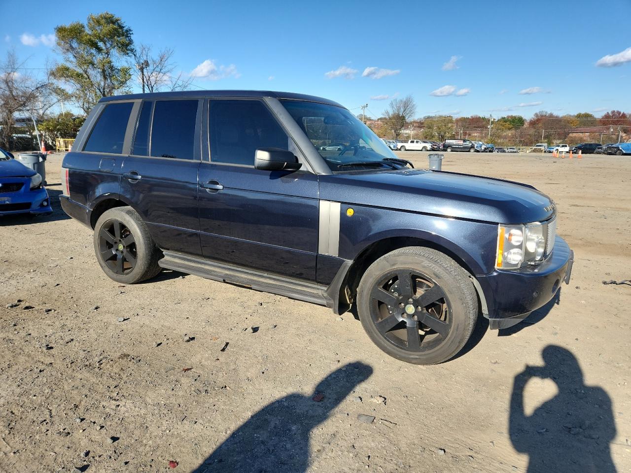 2005 Land Rover Range Rover Hse Синий vin: SALME114X5A190846