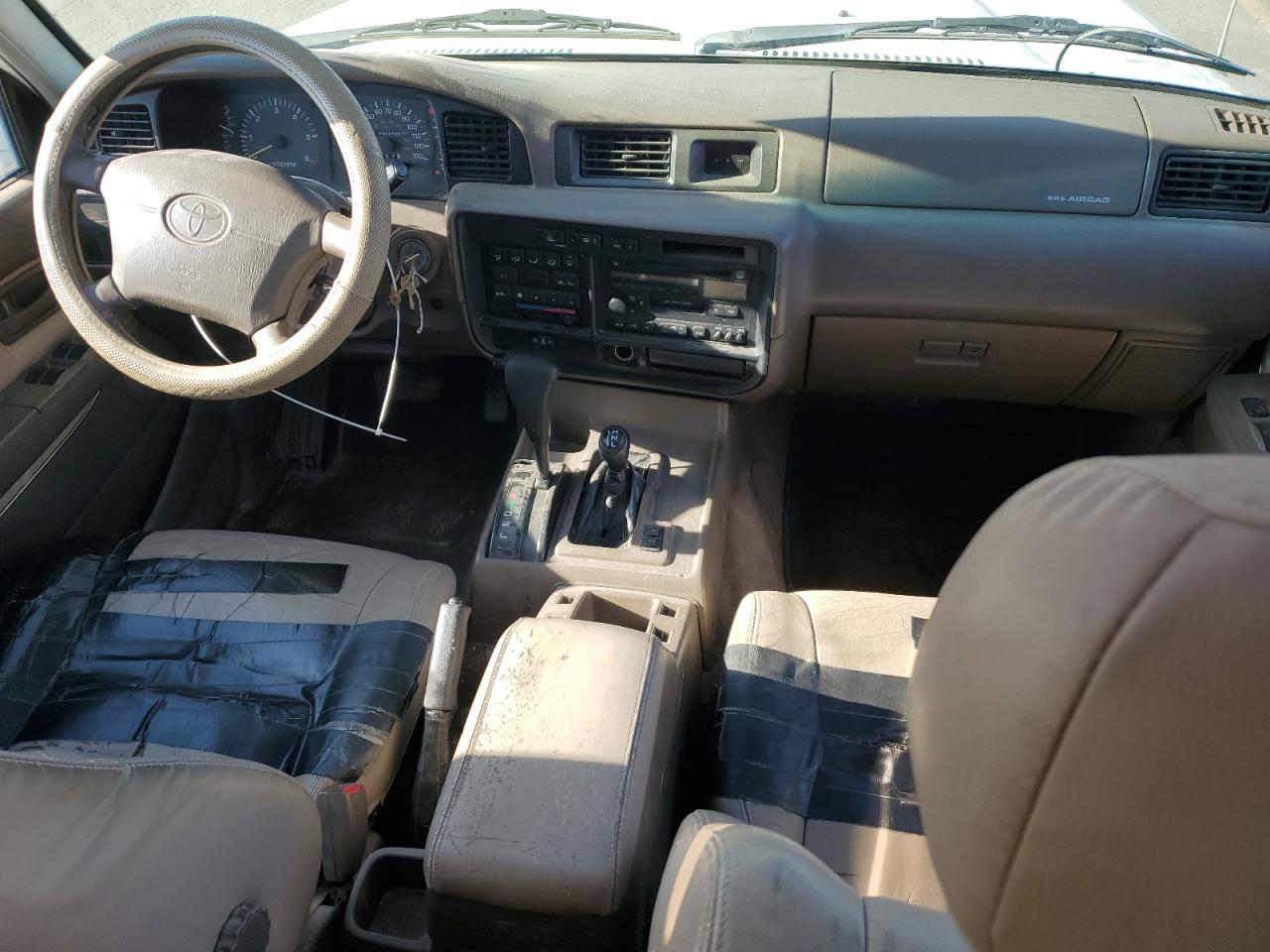 1995 Toyota Land Cruiser Dj81 White vin: JT3DJ81W5S0099146