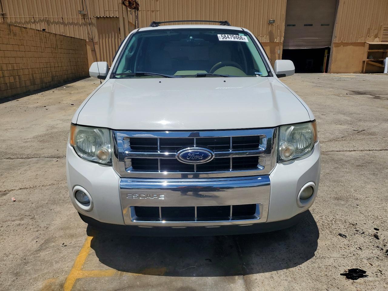 2012 Ford Escape Limited White vin: 1FMCU0EG2CKA24585