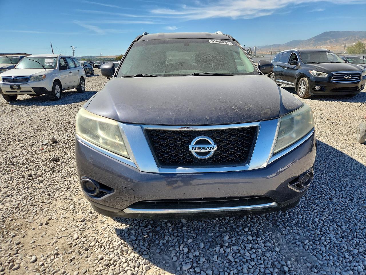 2014 Nissan Pathfinder S Gray vin: 5N1AR2MMXEC693521