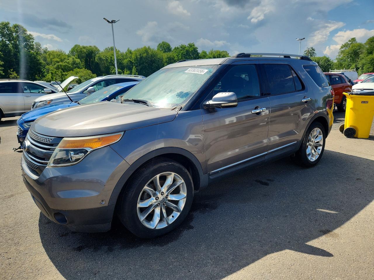 2011 Ford Explorer Limited Gray vin: 1FMHK8F80BGA90071