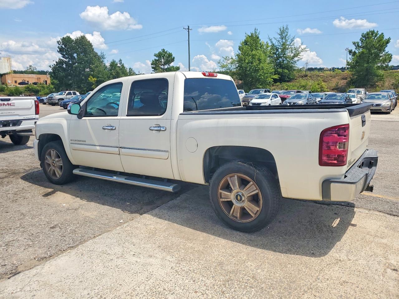 2012 Chevrolet Silverado C1500 Ltz White vin: 3GCPCTE0XCG229902