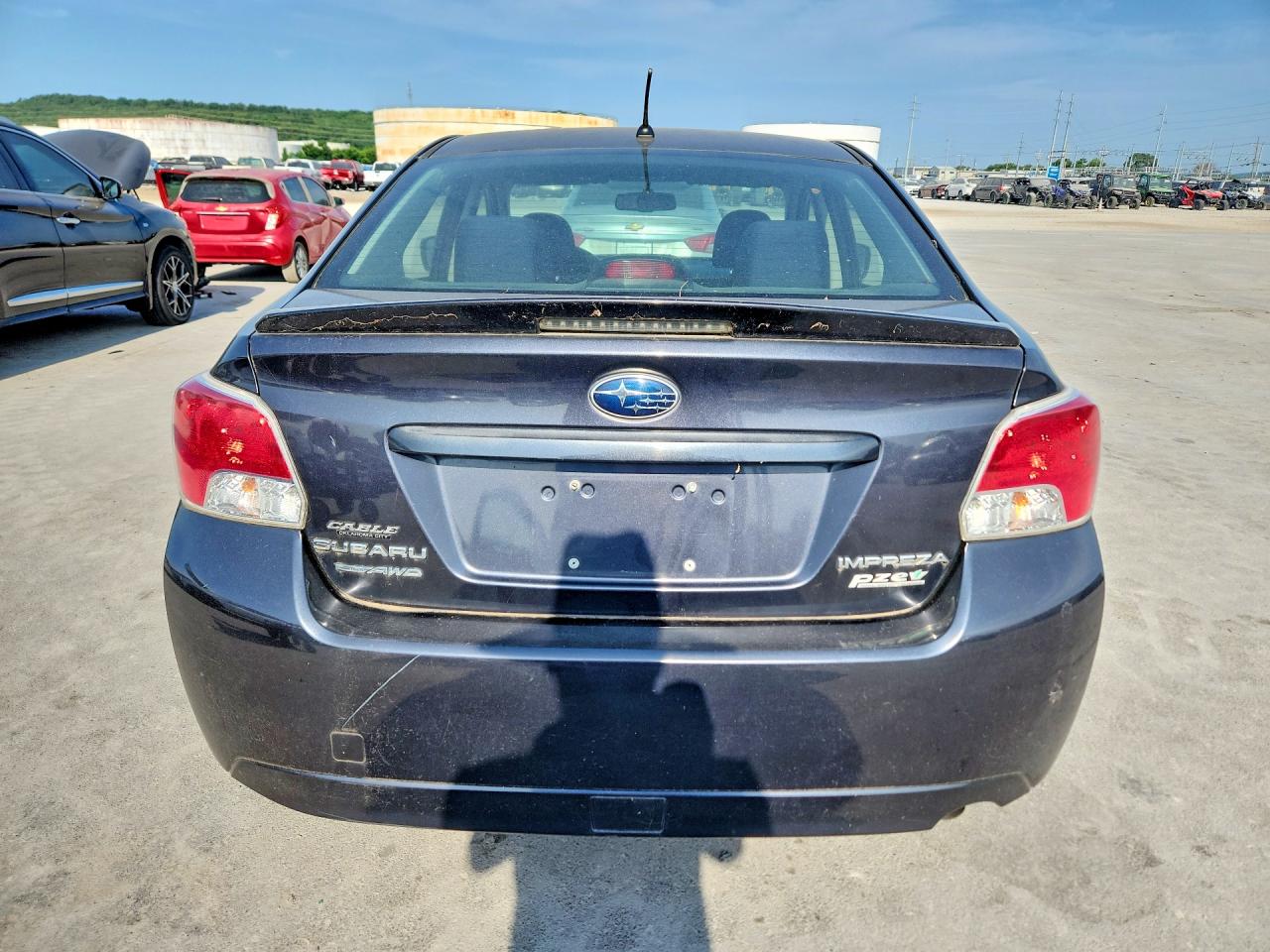 2013 Subaru Impreza Premium Серый vin: JF1GJAC62DH022256