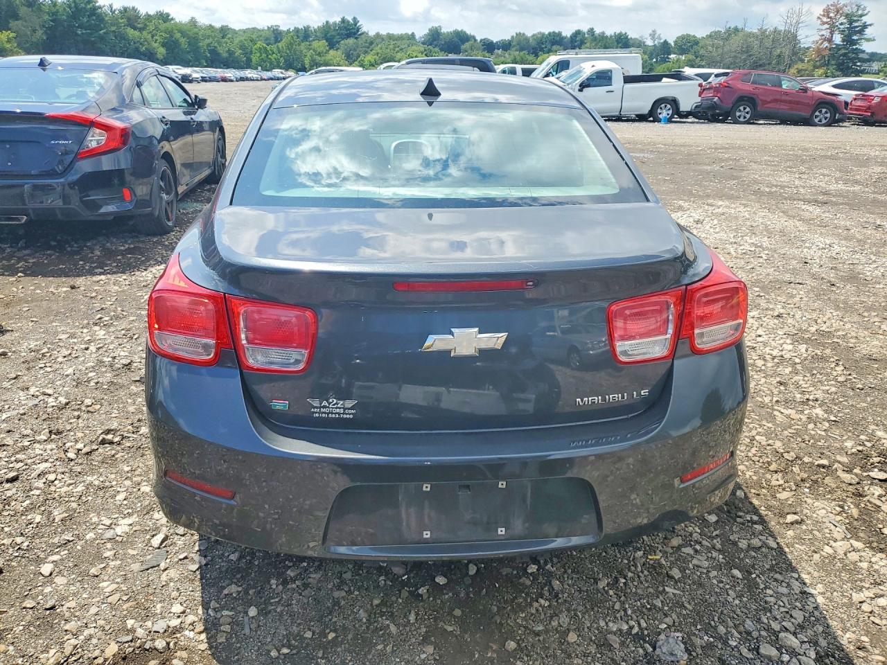 2014 Chevrolet Malibu Ls Gray vin: 1G11A5SL5EF202917
