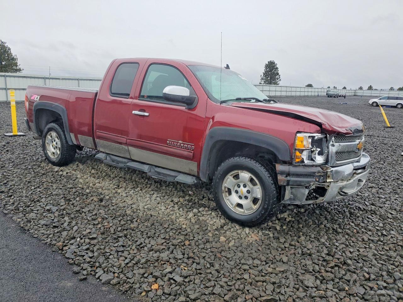 2013 Chevrolet Silverado K1500 Ls Maroon vin: 1GCRKREA0DZ385617