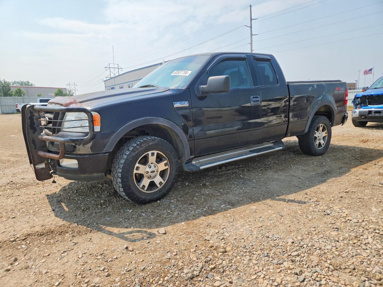 2004 Ford F150 Black vin: 1FTPX145X4KD95448