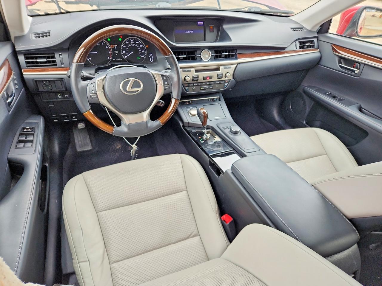 2014 Lexus Es 350 Base Red vin: JTHBK1GG1E2099840