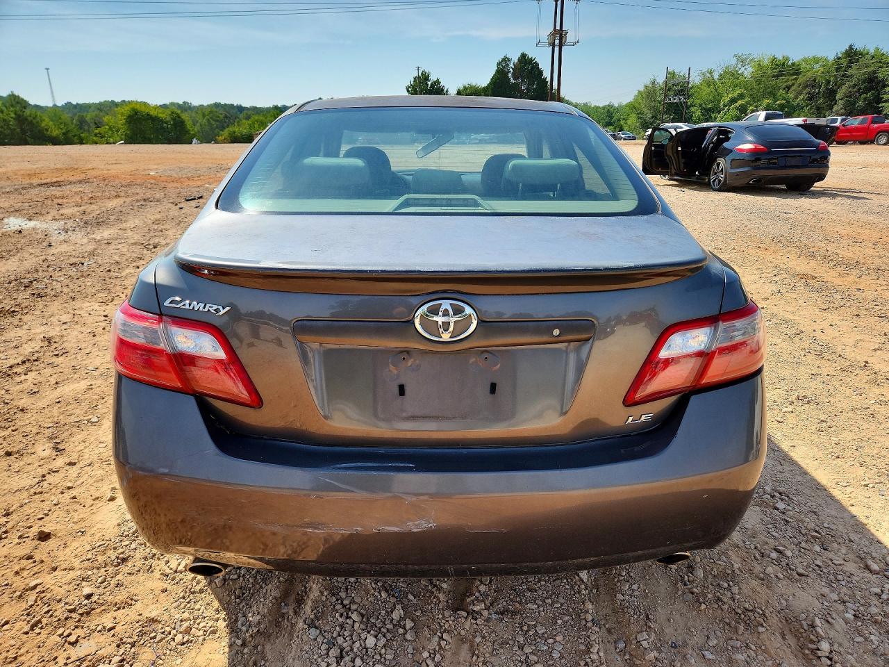 2007 Toyota Camry Le V6 Gray vin: JTNBK46K073021518
