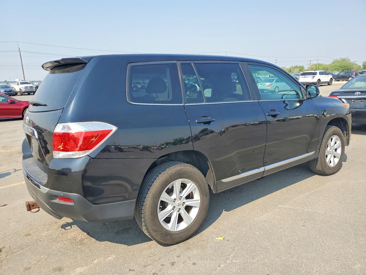2012 Toyota Highlander Base Черный vin: 5TDZK3EH0CS068477