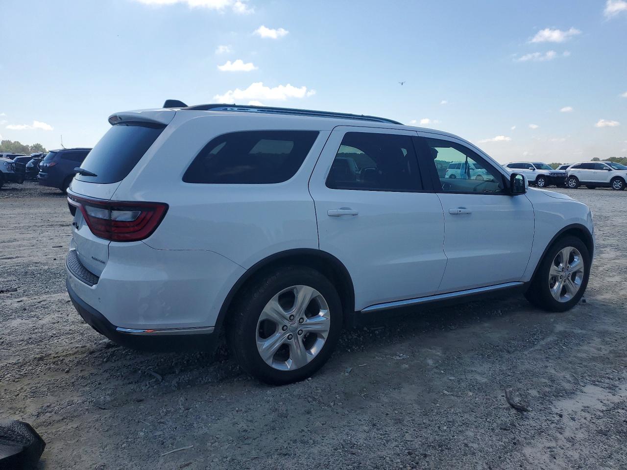 2015 Dodge Durango Limited White vin: 1C4RDHDG5FC795460
