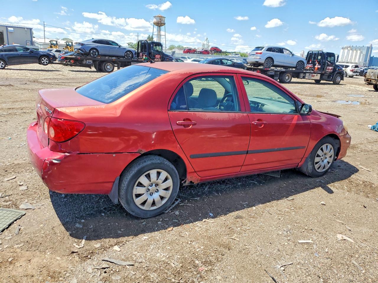 2006 Toyota Corolla Ce Red vin: 1NXBR32E86Z697732