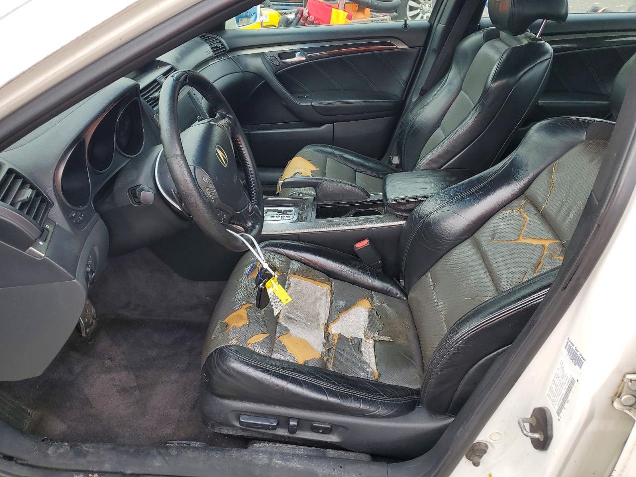 2008 Acura Tl Type S Белый vin: 19UUA76588A003309