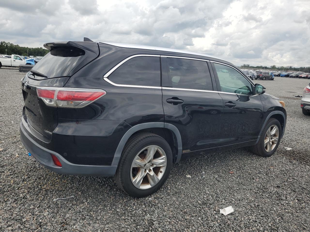 2014 Toyota Highlander Limited Black vin: 5TDYKRFH1ES031809