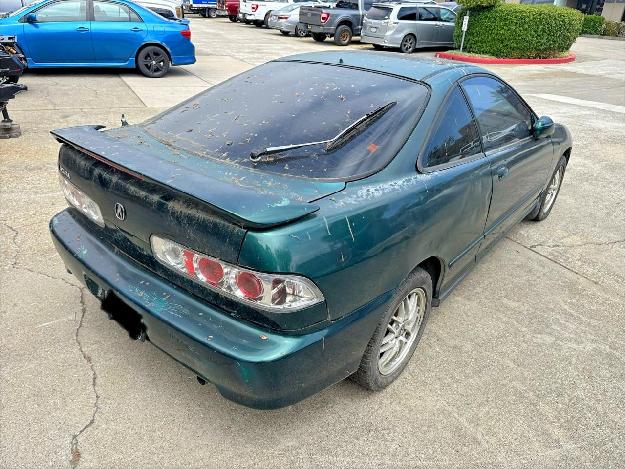 2000 Acura Integra Ls Зеленый vin: JH4DC4359YS013870