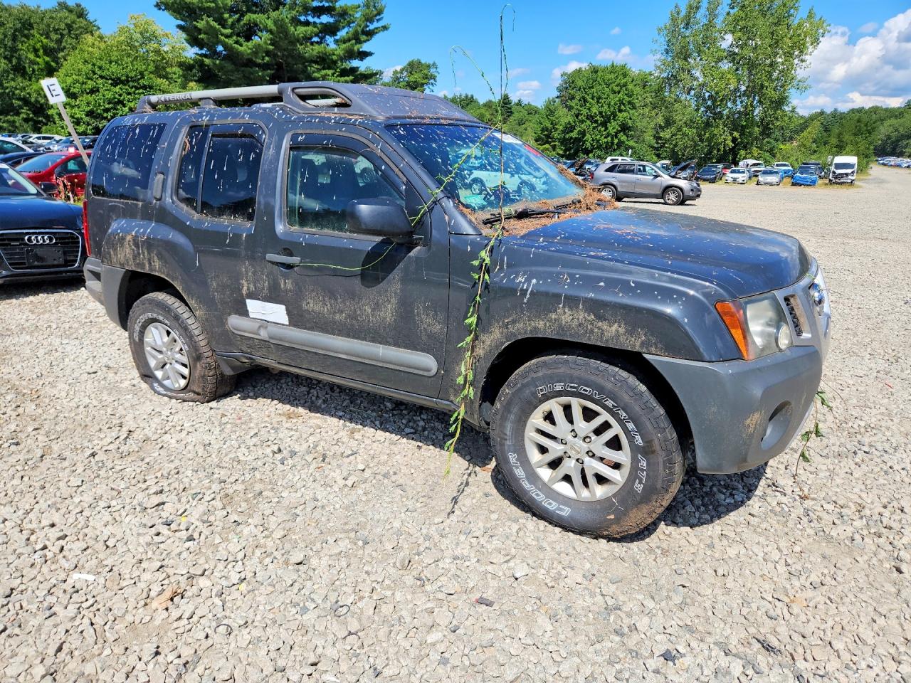 2014 Nissan Xterra S Серый vin: 5N1AN0NU0EN806329