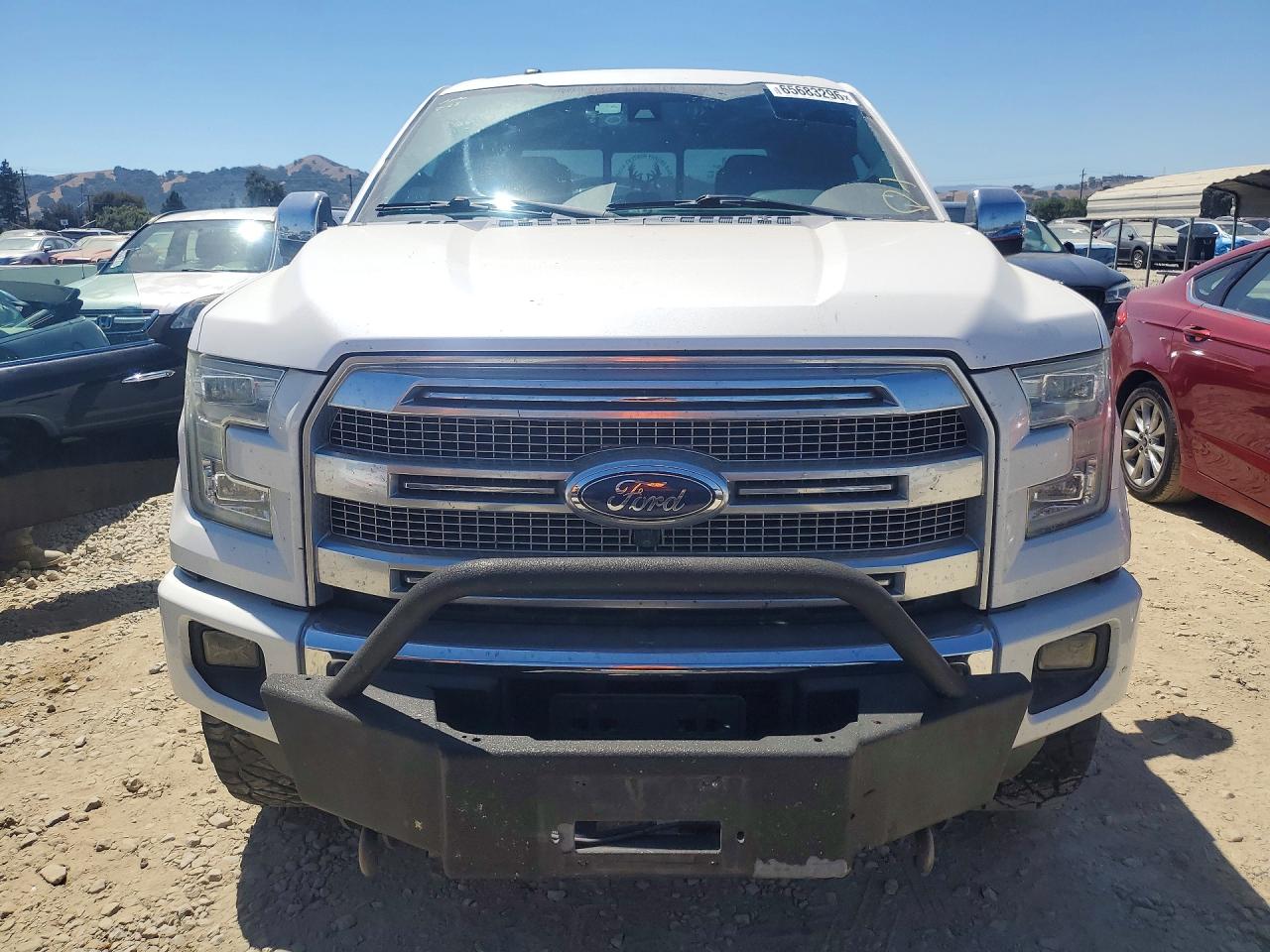 2015 Ford F150 Supercrew White vin: 1FTFW1EG0FFC76575