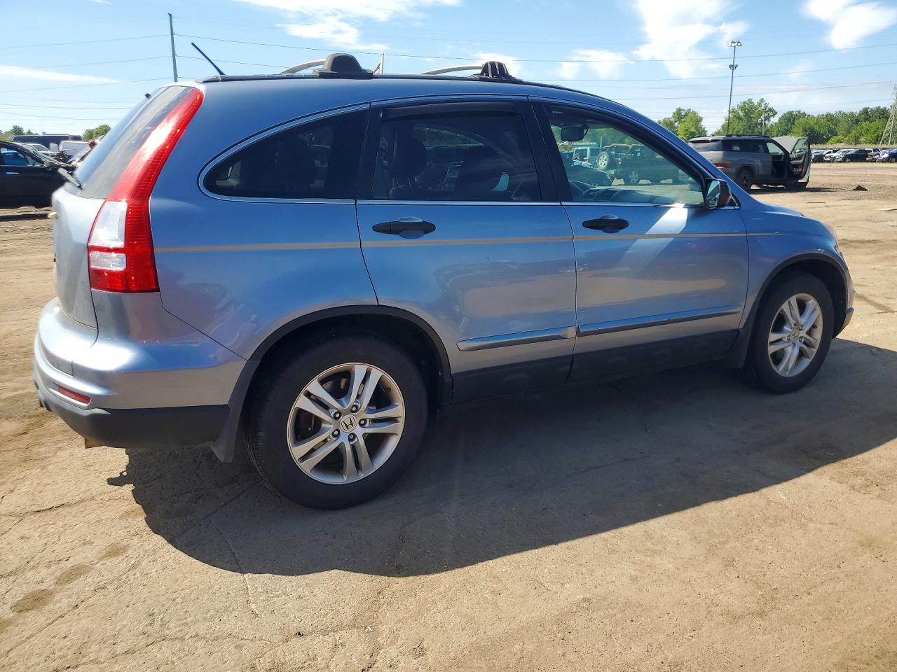 2011 Honda Cr-v Ex Blue vin: 3CZRE3H56BG703119