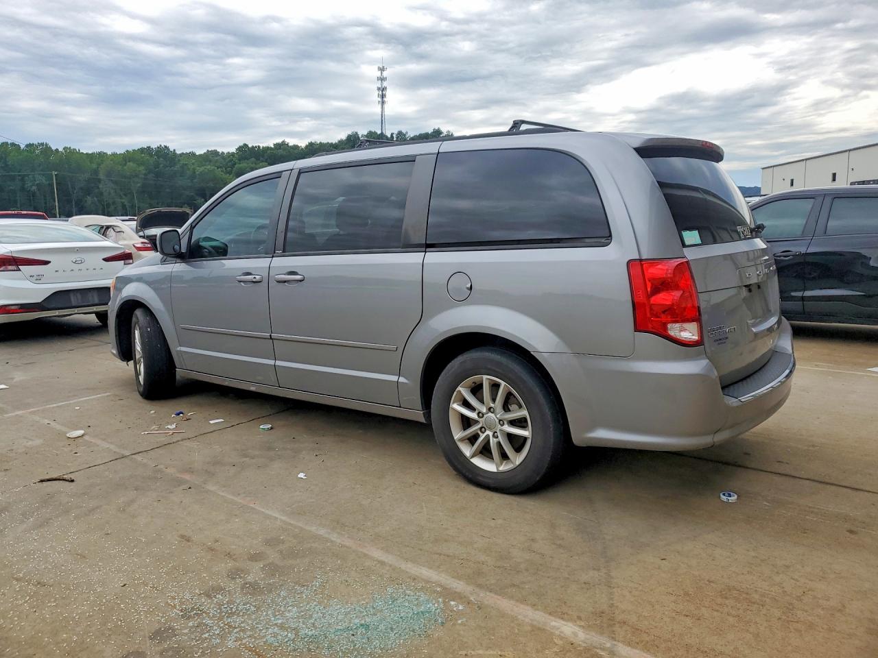 2014 Dodge Grand Caravan Sxt Gray vin: 2C4RDGCGXER163264