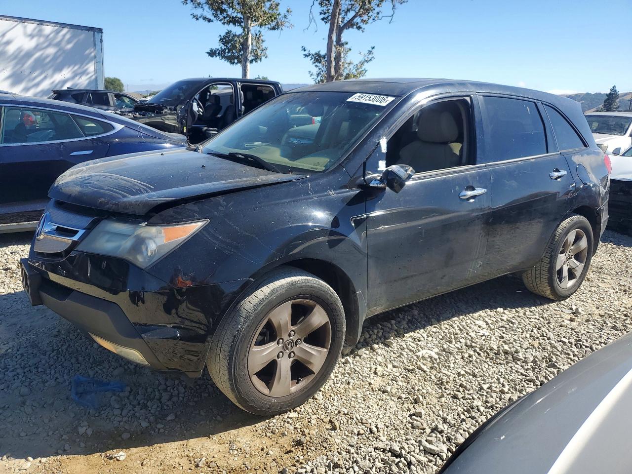 2009 Acura Mdx Sport Black vin: 2HNYD28869H512927