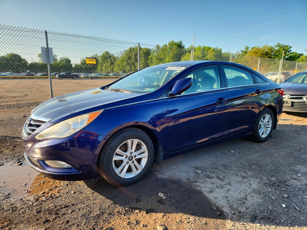 2013 Hyundai Sonata Gls Синий vin: 5NPEB4AC4DH658302