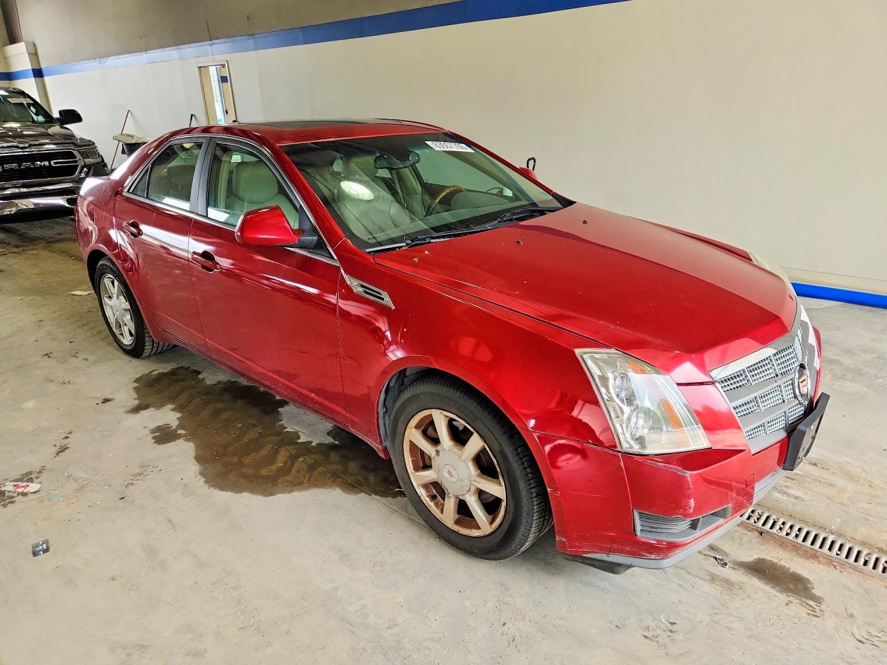 2009 Cadillac Cts Red vin: 1G6DF577690141378