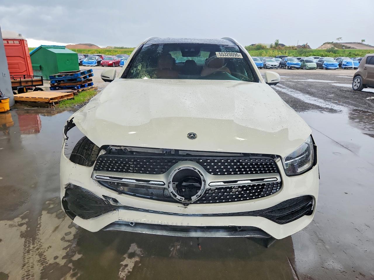2022 Mercedes-benz Glc 300 Белый vin: W1N0G8DB5NG029121