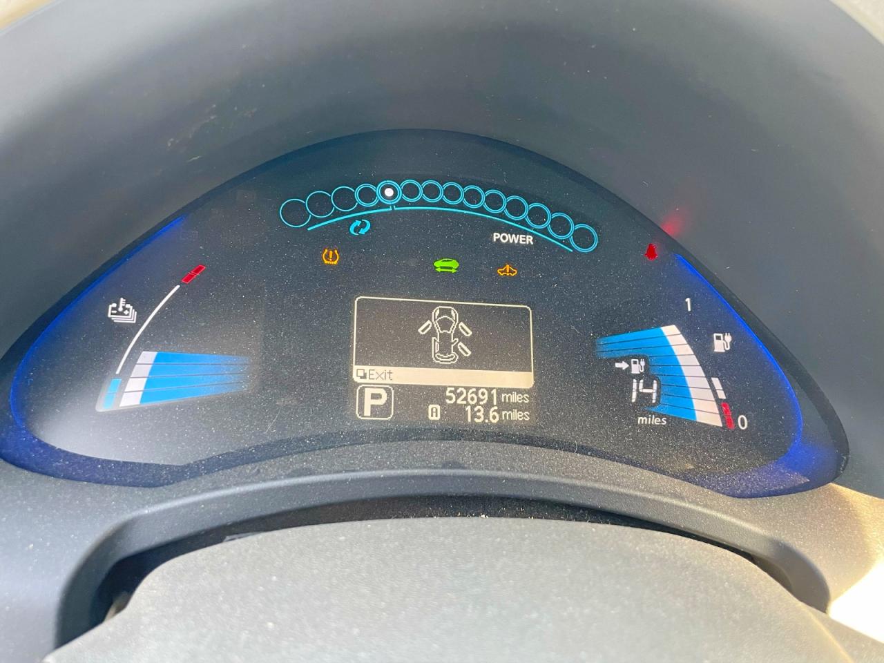 2011 Nissan Leaf Sv Синий vin: JN1AZ0CP6BT003377