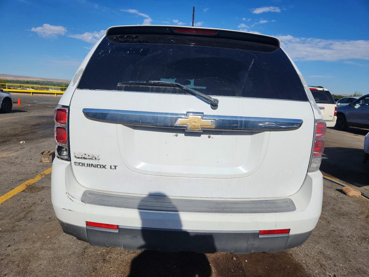2008 Chevrolet Equinox Lt White vin: 2CNDL33F786059815