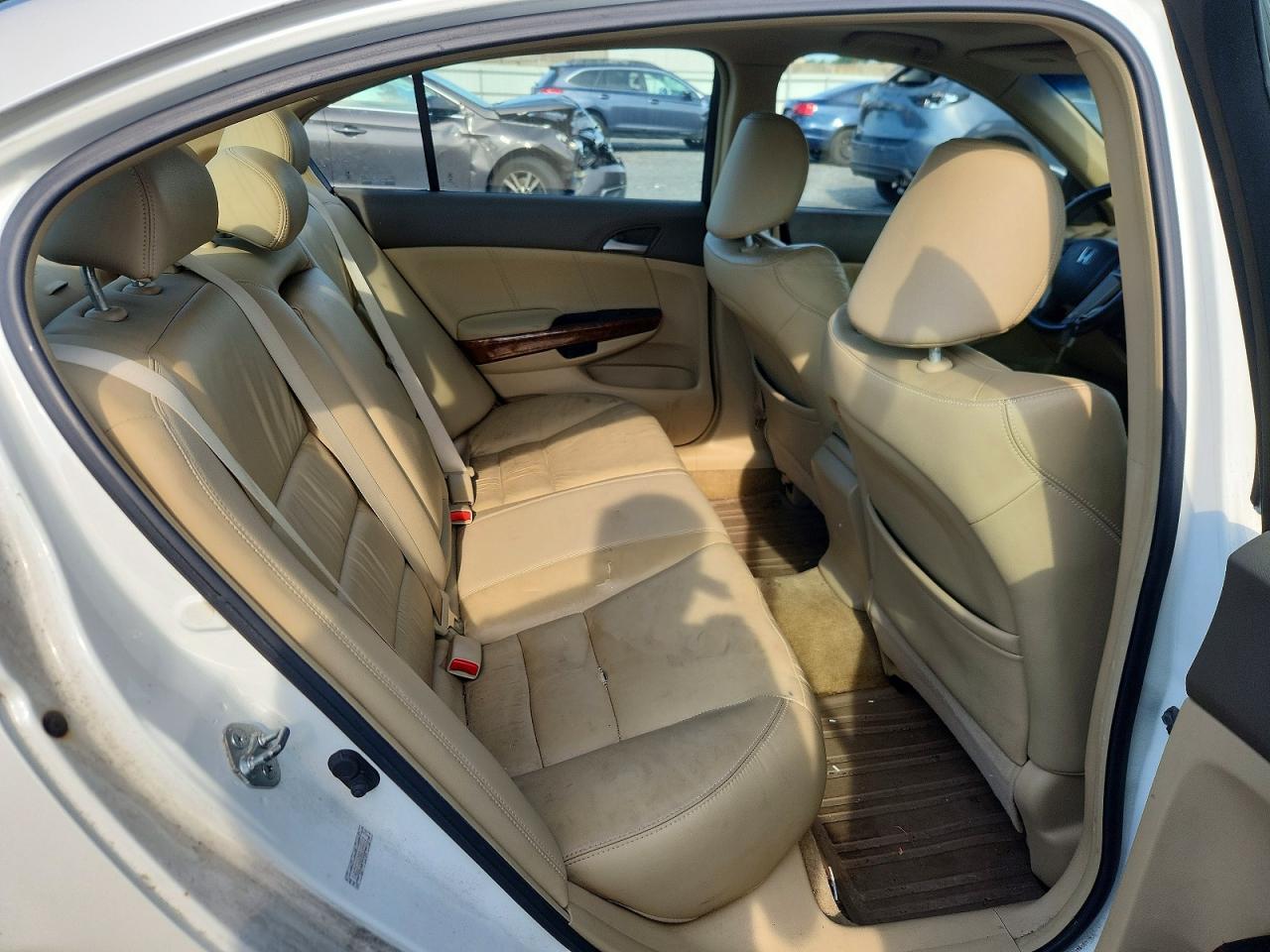2008 Honda Accord Exl White vin: 1HGCP36828A084417