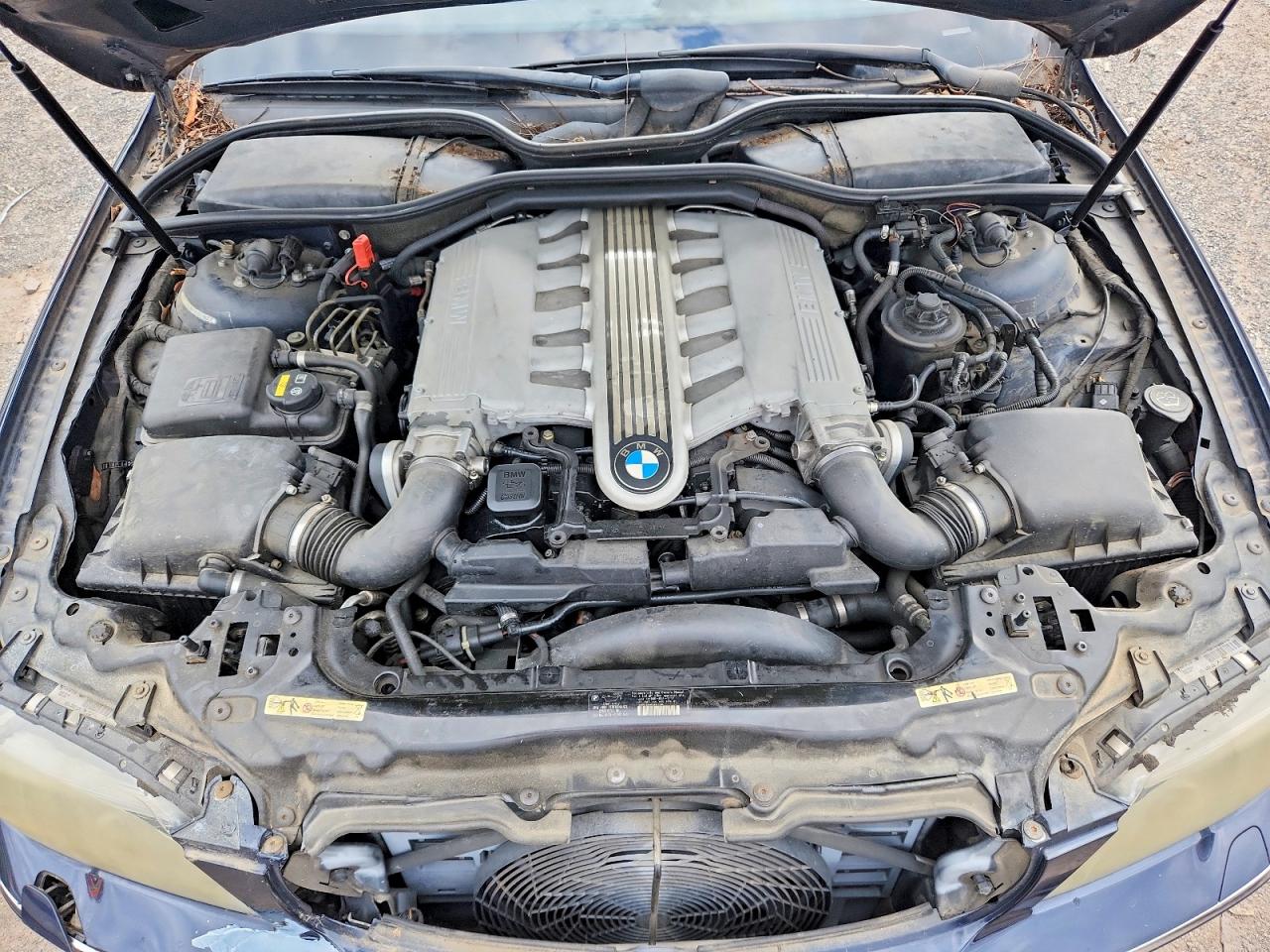 2006 Bmw 760 Li Blue vin: WBAHN03526DD98258