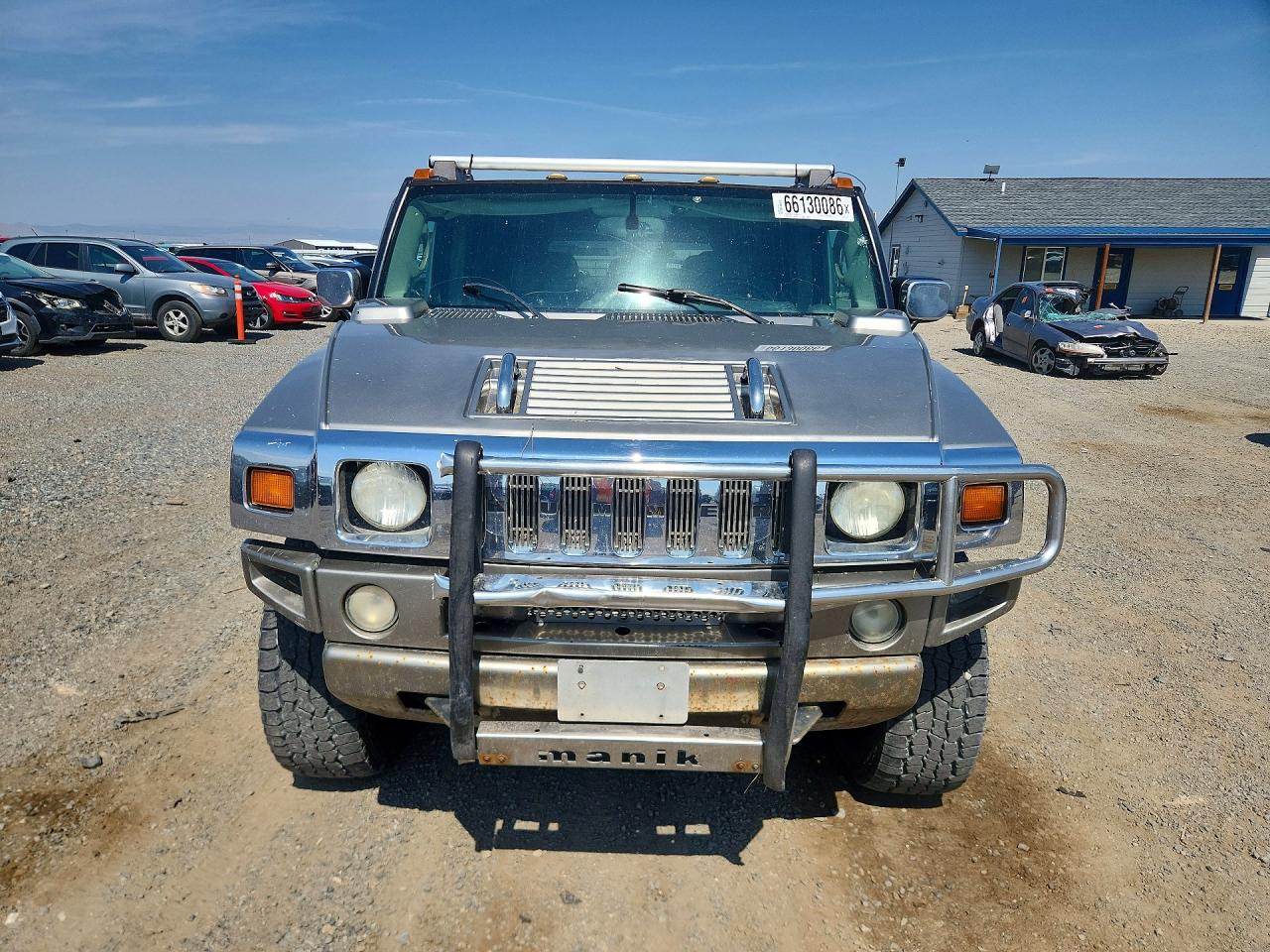 2003 Hummer H2 Suv Silver vin: 5GRGN23U13H127175