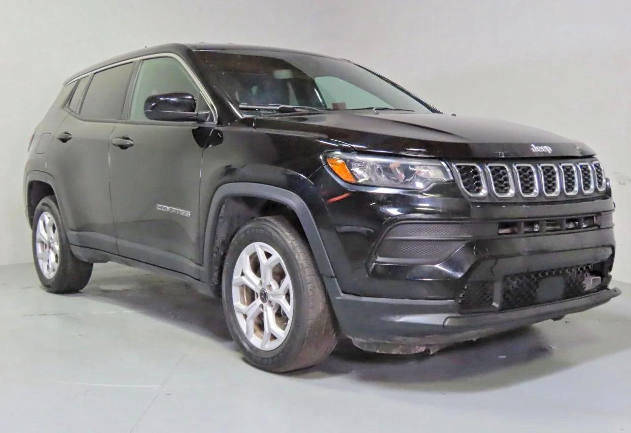 2025 Jeep Compass Sport Black vin: 3C4NJDAN7ST515037