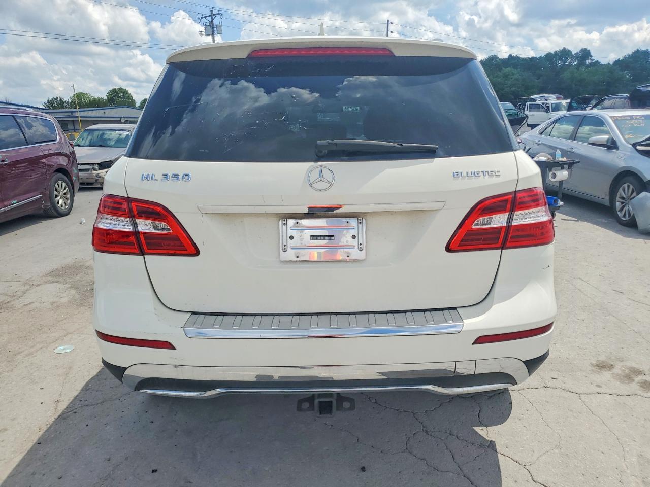 2013 Mercedes-benz Ml 350 Bluetec White vin: 4JGDA2EB9DA159969